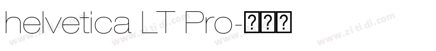 helvetica LT Pro字体转换